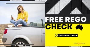 Free Rego Check Online Australia - NSW, VIC, QLD, SA, WA, TAS, ACT, NT